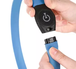 Blinkhalsband Maxi Safe Lime - LED med USB-laddare