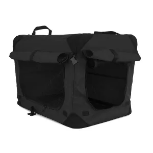 Milou Canvasbur med gardiner - svart