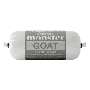 Monster Sausage Goat, hundgodis med get. Belöningsgodis med 97% kött. 80 gram.