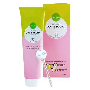 Nutrolin Gut & Flora-pasta, kosttillskott för hundar, förbättrar mage och tarm. 200 g.