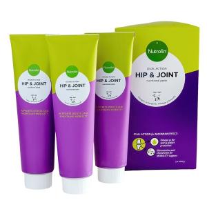 Nutrolin Hip & Joint-pasta, kosttillskott för hundars leder. 3 x 200 gram.