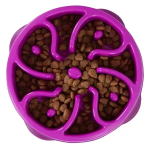 OH Matskål Fun feeder slo-bowl lila - medium/mini 500 ml