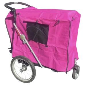 Överdrag till hundvagn Safari med trimbord, fuchsia