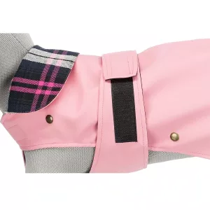 Paris hundtäcke - konstläder med avtagbart flanellfoder - rosa