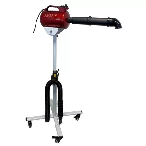 Pegase Diablo Golvfön/blaster röd - slang och rör medföljer