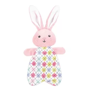 Zolux Puppy Rosa kanin med pip och prassel – hundleksak