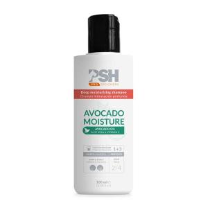 PSH Pro Groomers Avocado Moisture återfuktande och reparerande schampo för hund och katt. 100 ml.
