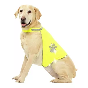 Pawise Reflexväst gul med tass