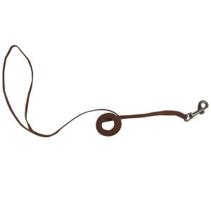 Resco utställningskoppel Snap Lead, Tan (rödbrun) med silverfärgad hake.