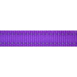 Rogz Utility ställbart hundhalsband med reflextråd. Lila.