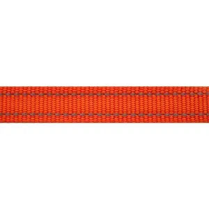 Rogz Utility ställbart hundhalsband med reflextråd. Orange.