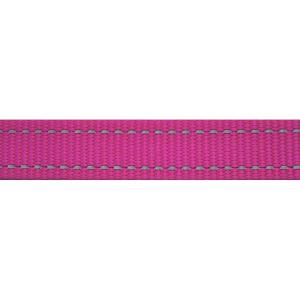 Rogz Utility ställbart hundhalsband med reflextråd. Rosa.