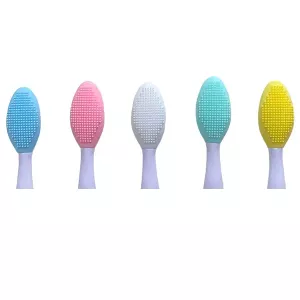 Tandborstar silikon 5-pack