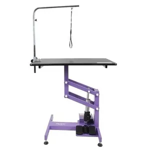 TE802 Trimbord Elektriskt 90 cm - Svart/lila