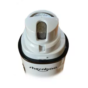 Shernbao Elektrisk klofil med slipsten - vit