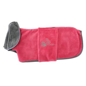 Show Tech+ Active Coral Fleece badrock för hund i supermjuk korallfleece. Rosa.