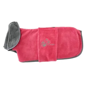 Show Tech+ Active Coral Fleece badrock för hund i supermjuk korallfleece. Rosa.