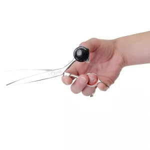 Show Tech Black Glitter insatsringar med stopp - 20 mm