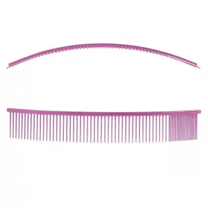 Show Tech böjd kam 25 cm - fuchsia