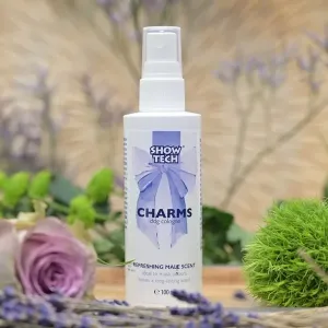 Show Tech Charms doftspray för hund och katt. Uppfriskande, energisk doft. 100 ml.