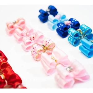 Show Tech Classy Bows hundrosetter med gummiband. Små rosetter för hundens päls.