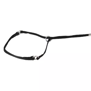 Show Tech Comfort utställningskoppel med halsögla - svart