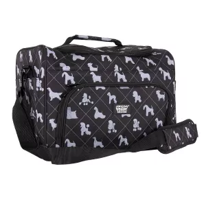 Show Tech deluxe trimväska, svart med hundsiluetter