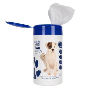 Show Tech Ear Wipes Öronservetter för hund, våtservetter för daglig användning. 60-pack.