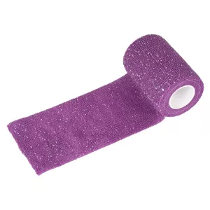 Show Tech Elastiskt självhäftande bandage - lila med glitter