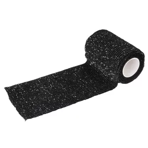 Show Tech Elastiskt självhäftande bandage - svart med glitter
