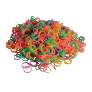 Show Tech Latexsnoddar Neon-mix medium - Top knot bands