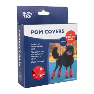 Show Tech Pom Covers Polka dots - benskydd för pudel