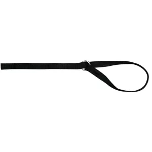 Show Tech Slip utställningskoppel med halsögla - svart