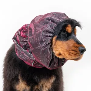 Show Tech Snood Luxe Galaxy, öronskydd för hundar med hängande öron. Rosa.