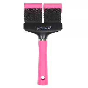 Show Tech+ Dubbel flexkarda Groom Professional rosa - mjuk