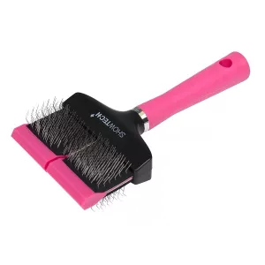 Show Tech+ Dubbel flexkarda Groom Professional rosa - mjuk