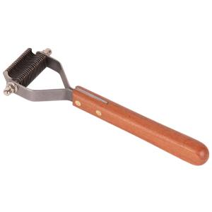 Show Tech Speed Stripper underullskarda för hund. Extra fintandad, 20 blad. Bredd 4 cm.