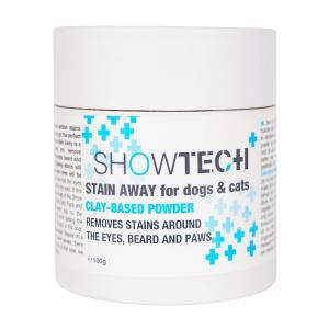 Show Tech+ Stain away puder mot missfärgingar runt hundens ögon, i skägget och på tassarna 100 g