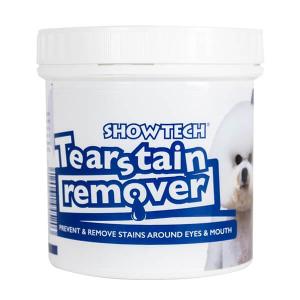 Show Tech Tear Stain Remover, tar bort missfärgningar i päls kring ögon och mun. För hundar och katter. 200 ml.