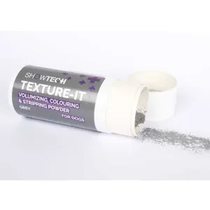 Show Tech+ Texture-IT Powder grått trimpuder för strävhåriga hundar. ca 16 gram.