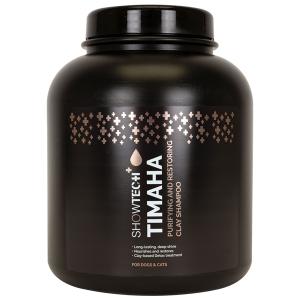 Show Tech+ Timaha djuprengörande och återfuktande hundschampo med lera och fruktextrakt. 4,5 liter.