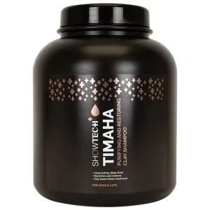 Show Tech+ Timaha djuprengörande och återfuktande hundschampo med lera och fruktextrakt. 4,5 liter.
