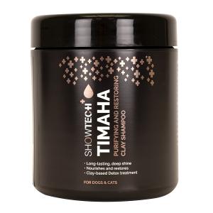 Show Tech+ Timaha djuprengörande och återfuktande hundschampo med lera och fruktextrakt 1 liter