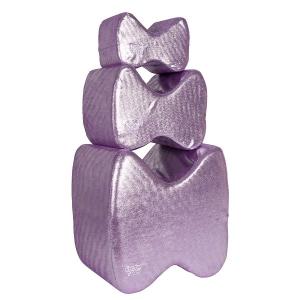 Show Tech Glitzy Groomingkudde för top knot, lila. Finns i tre storlekar.