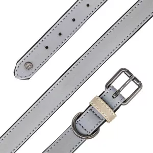 Sötnos Hundhalsband, helreflekterande - grå