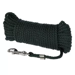 Spårlina 20 m - svartgrön nylon