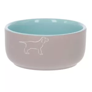 Spirit Matskål keramik 0,5 l - grå/turkos