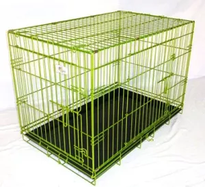 Stålbur Grön Metallic - 47,5x31,5x39 cm