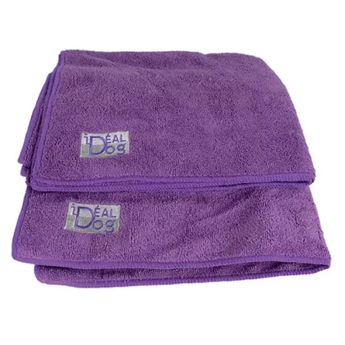 Handduk microfiber lila 2-pack