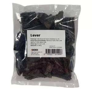 4Dogs Torkad nötlever ca 500 g